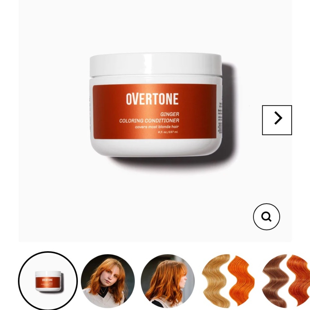 Overtone Ginger Coloring Conditioner